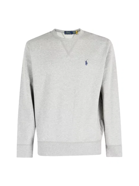 Bluza nierozpinana Polo Ralph Lauren z okrągłym dekoltem szara