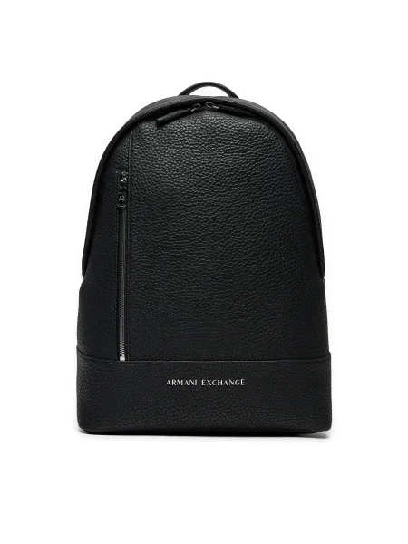Armani Exchange rucsac barbati mare neted negru