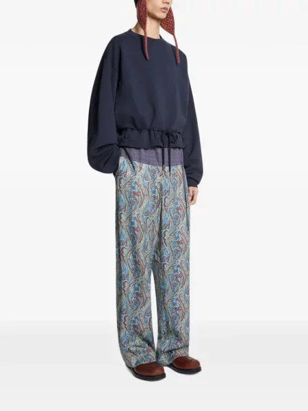 Decupat hanorac Dries Van Noten albastru