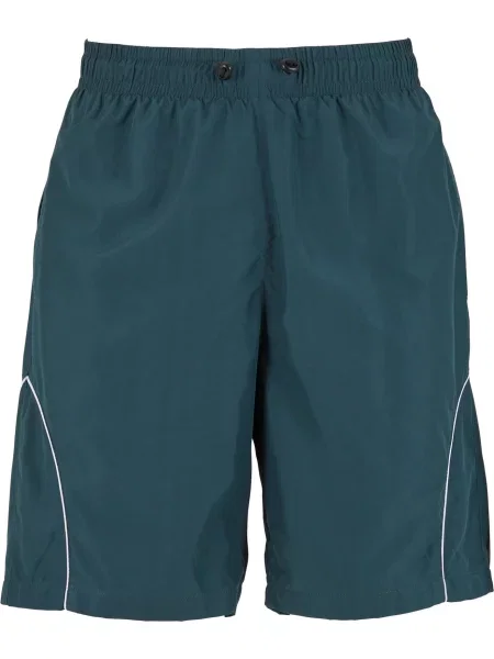 Urban Classics Kalhoty smaragdová bílá