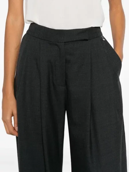 Pantaloni Herno plisate gri