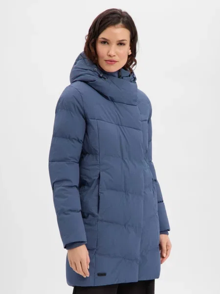 Ragwear płaszcz funkcjonalny Pavla Kobiety jednolity S niebieski