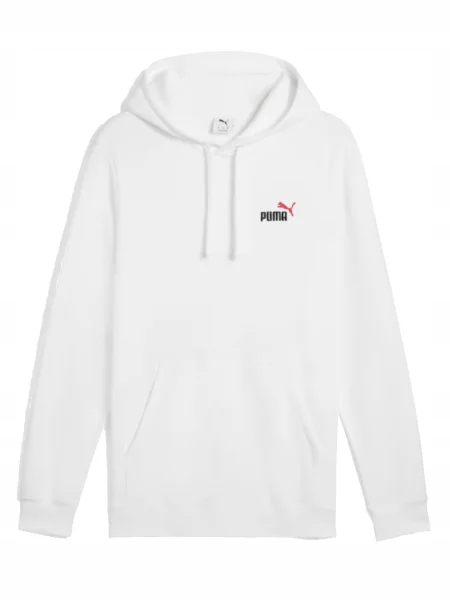 Puma Bluza Ess 2 Color Small Logo Tr biała