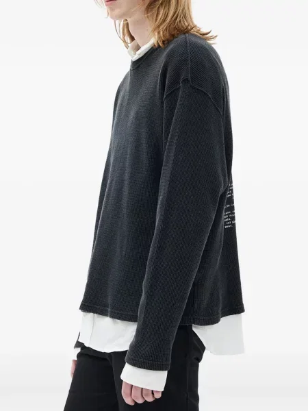 Lung tricou Ann Demeulemeester negru