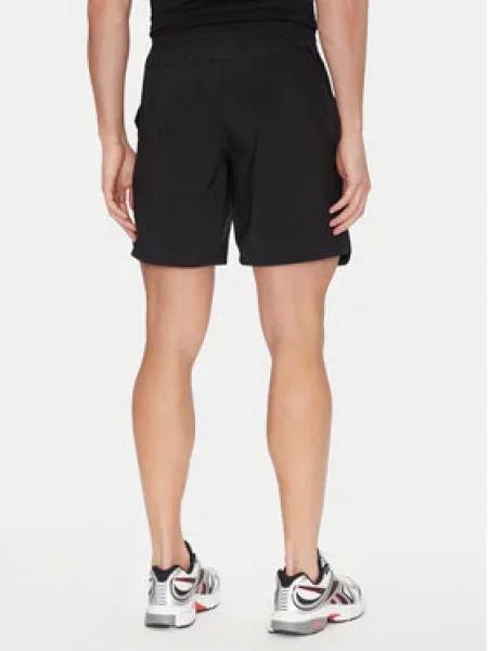 Reebok Športne hlače siva črna