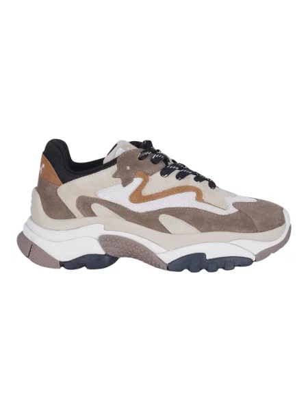 Sneakersy Ash Addict skórzane beżowe