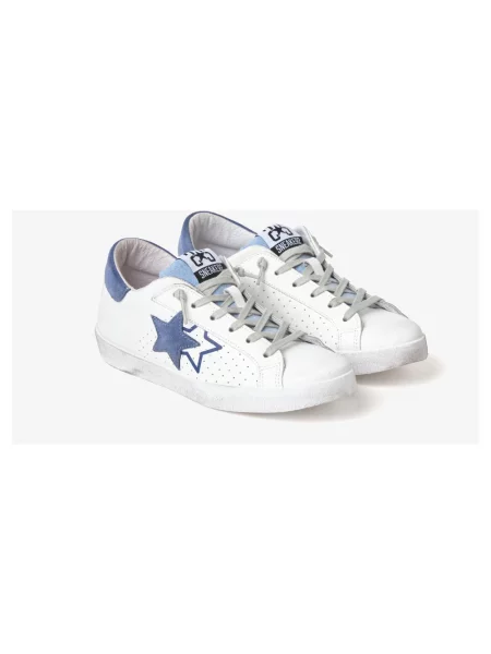 Sneakersy 2star skórzane białe
