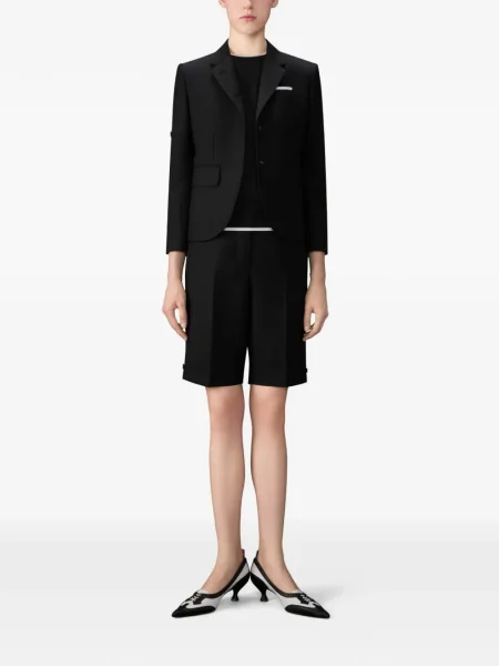 Tricou Thom Browne scurt negru
