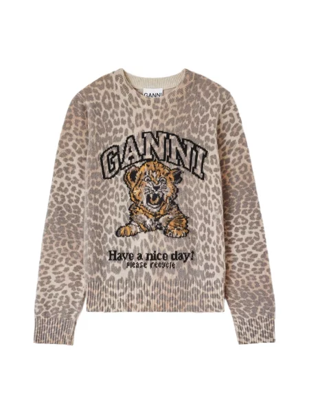 Sweter Ganni wełniany