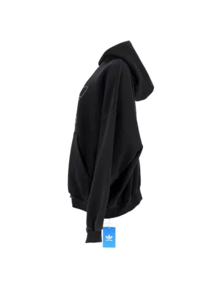 Lniana bluza Balenciaga czarna