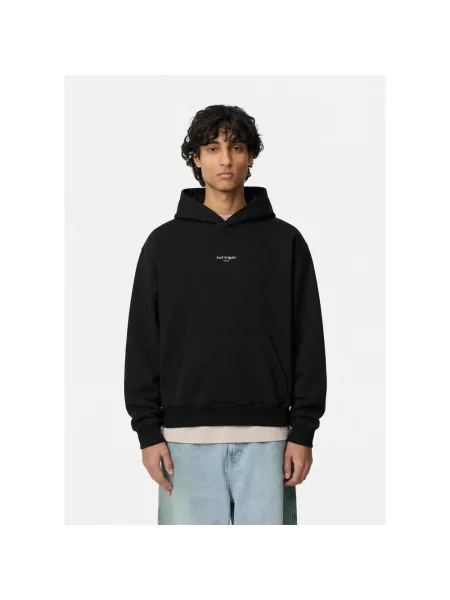 Bluza z kapturem Axel Arigato z logo czarna