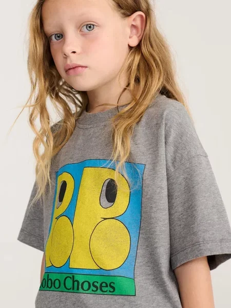 Bobo Choses tričko detské sivá