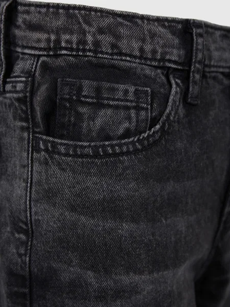 Pantaloni copii Gap negru