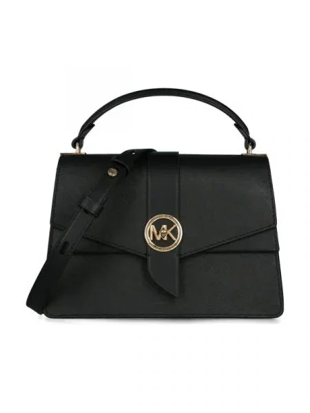 Michael Kors Bőr bőrönd fekete