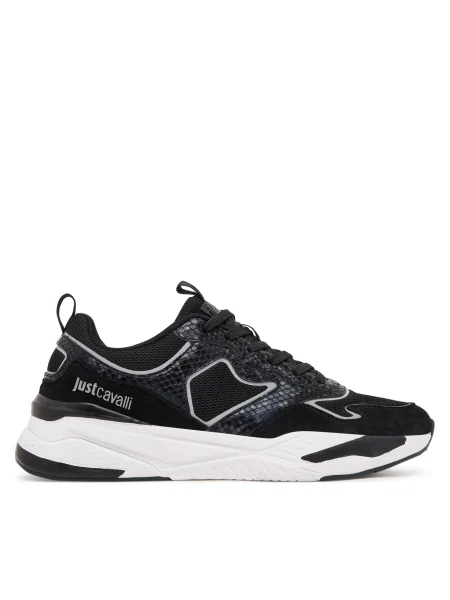 Sneakers Just Cavalli Fondo Nevada Dis 2 negru