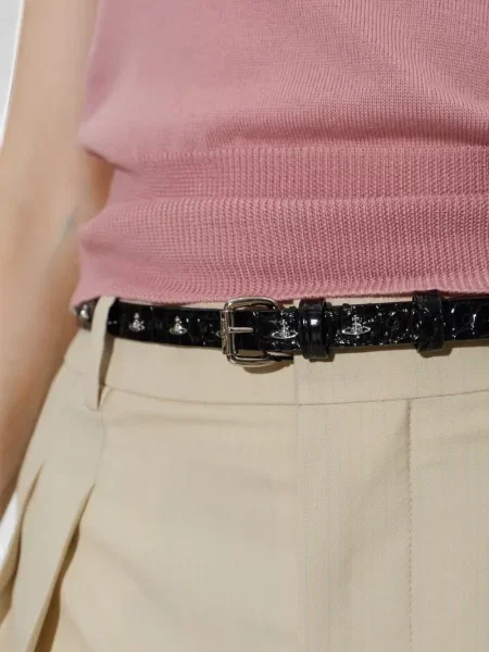 Cu centură curea Vivienne Westwood negru