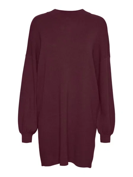 Vero Moda Curve Rochie tricotat VMCNANCY vin roșu