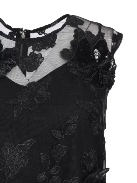 Top Rotate Birger Christensen plasă negru