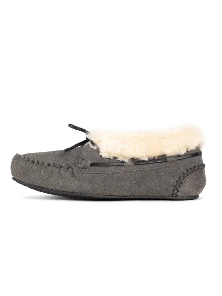 Minnetonka Mocasini Chrissy gri alb
