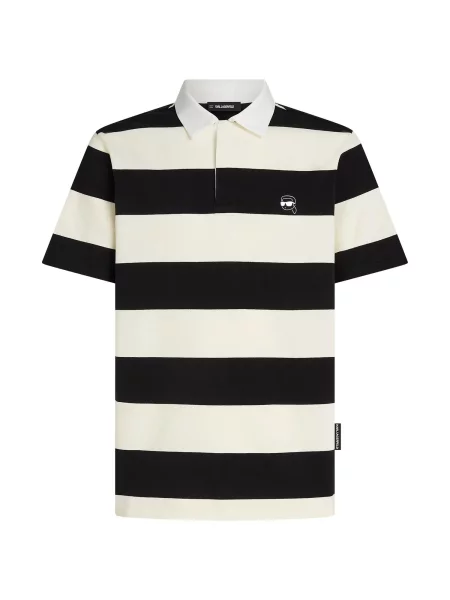 Karl Lagerfeld Tricou negru alb