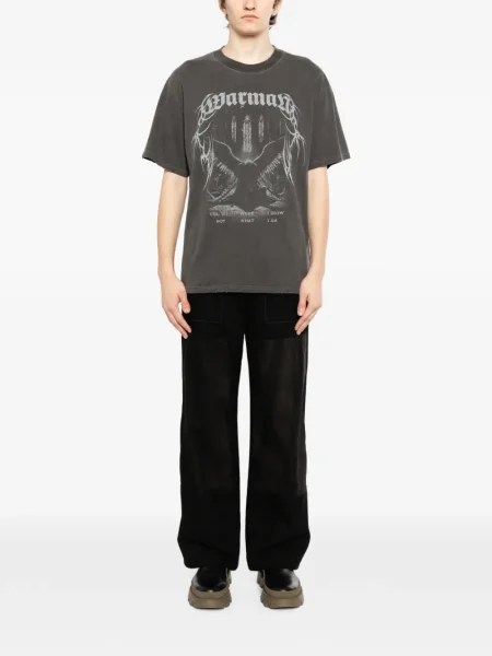 Tricou Warman zdrențuiți gri