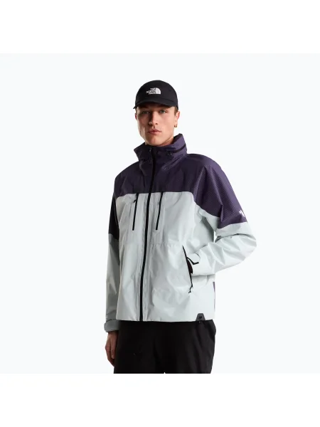 Мъжко водоустойчиво яке The North Face HKE Devils Thumb GTX pearl stone/endless dusk синьо