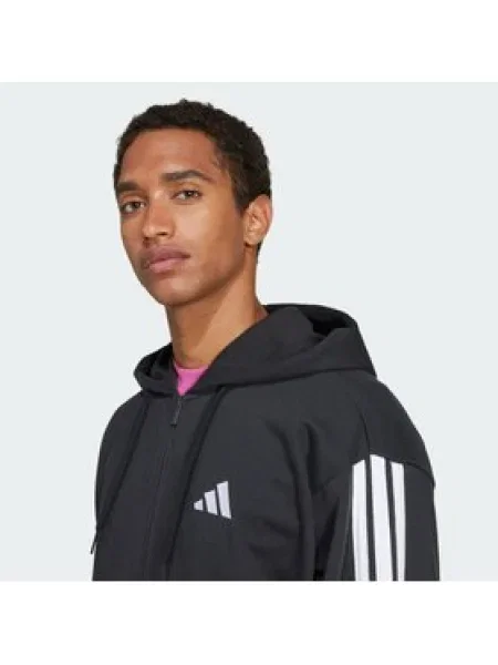ADIDAS SPORTSWEAR Športová mikina so Essentials / biela čierna