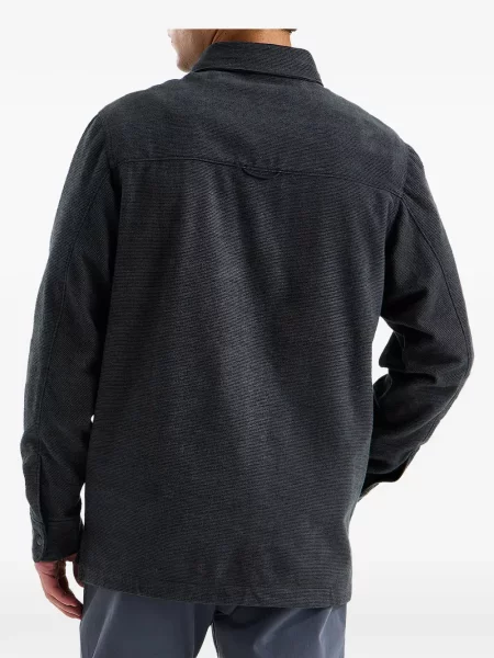 Фланелена щракване риза The North Face сиво
