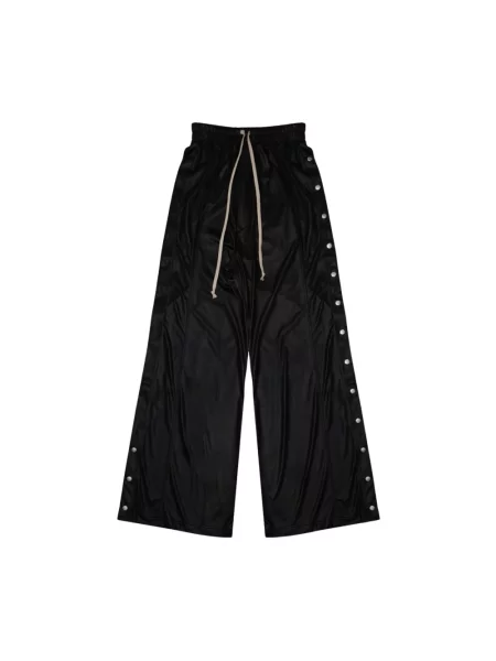 Rick Owens DRKSHDW Wide Pusher spodnie czarny