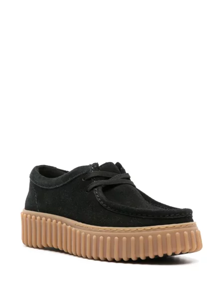 Pantofi loafer Clarks din piele de căprioară negru
