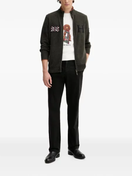 Tricou Hackett London cu imagine alb