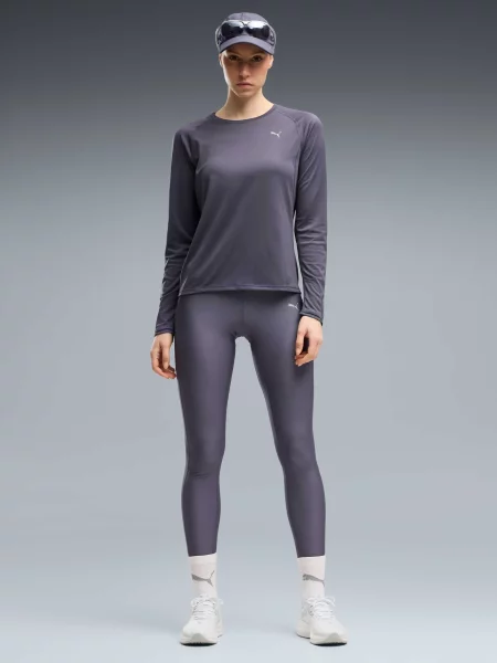Леггинсы Puma для бега серые