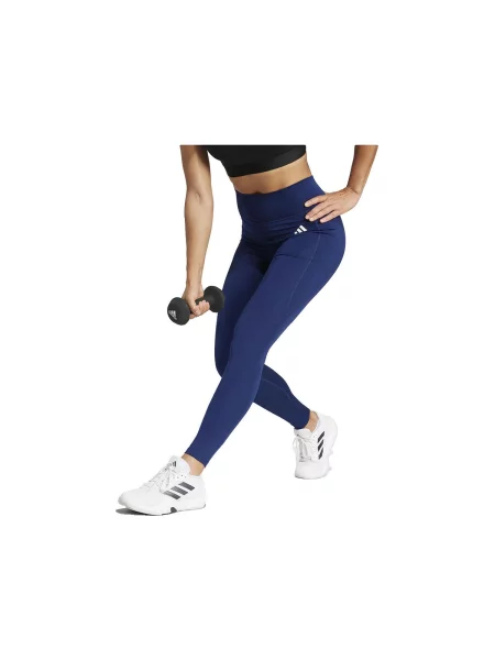 ADIDAS PERFORMANCE Pantaloni sport Opt Ess albastru închis / alb negru