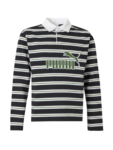PUMA Funkčné tričko Essentials Elevated jedľová / čierna biela