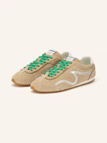 Sandro Trampki beige białe