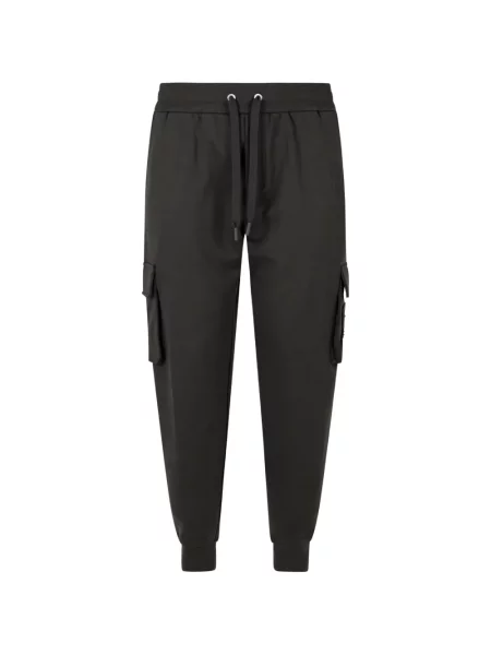 Pantaloni cargo Moose Knuckles cu cordon gri