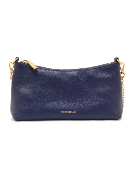 Mała mały torebka skórzana Coccinelle niebieska