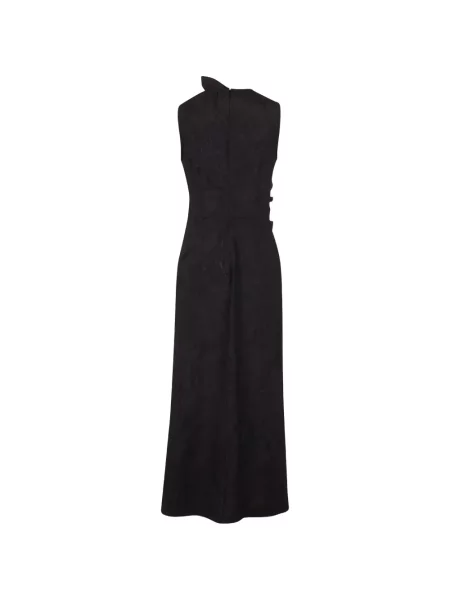 Rochie Ulla Johnson cu volane din jacard negru