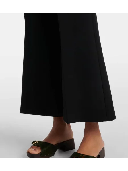 Pantaloni Khaite din canvas negru