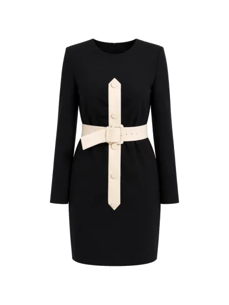 Cu centură rochie mini Givenchy negru