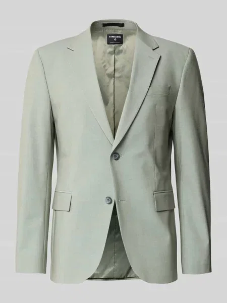 Marynarka garniturowa o kroju slim fit z z patką model Strellson