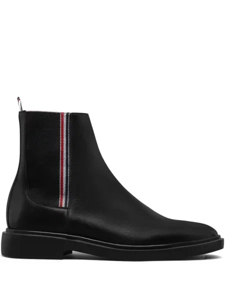 Botine chelsea Thom Browne din piele negru