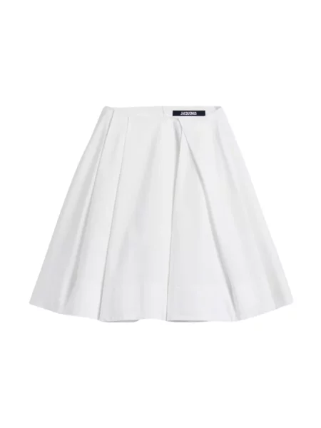 Spódnica Jacquemus biznesowa biała