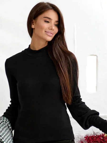 Водолазка LadyLike вовна/поліестер чорний