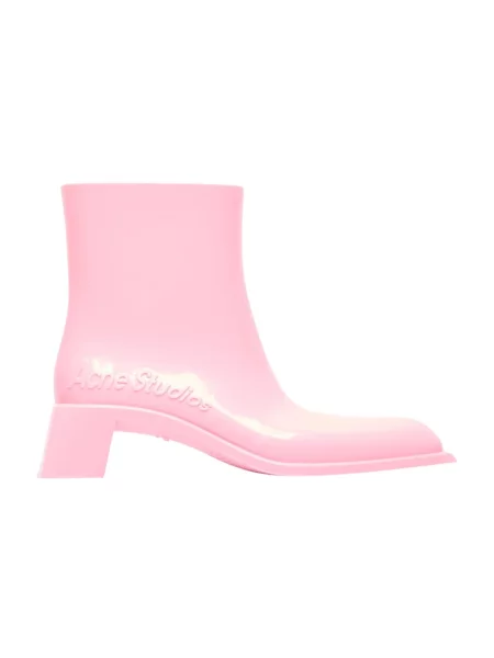 Botki Acne Studios różowe