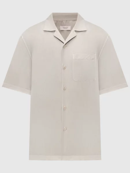 Сорочка із шовком Agnona зелена