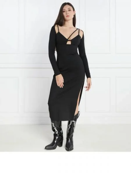 HUGO Rochie Kitana negru