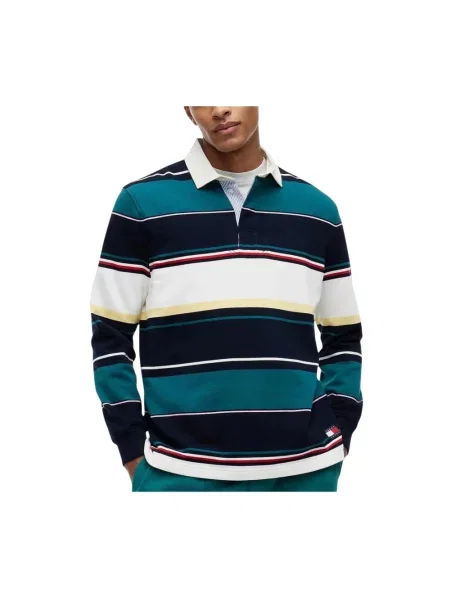 Koszulka Tommy Hilfiger w paski z paskiem