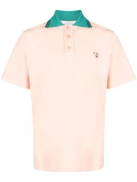 Polo Maison Kitsune portocaliu