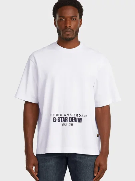 Футболка G-star Raw біла